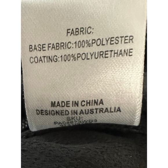 MESHKI Vanessa Black Faux Leather Split-Front Hem Pants - Sz XS - Picture 5 of 7